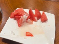 糖拌西红柿-天津乾毓德饭庄·清真传统炒菜·海鲜烧烤(咸阳路店)