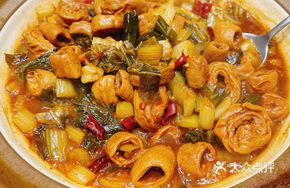 Pickled Vegetable Stir-fried Intestines