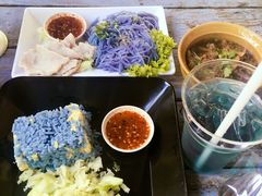 -蝶豆花蓝面条