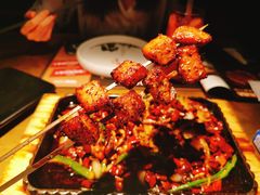 烤猪颈肉-烤匠麻辣烤鱼(环球中心店)