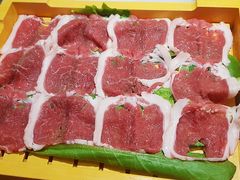 手切极品羊上脑-京门老爆三·铜锅涮肉 爆肚(望京店)
