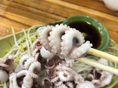 芥末白灼八爪鱼-贞姨美食·老字号海鲜大排档