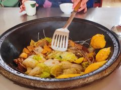 -粘豆包柴火铁锅炖