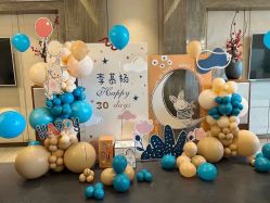 -九州派对生日布置宝宝宴·气球装饰.活动策划·求婚·百天宴满月宴周岁宴订婚宴寿宴婚房