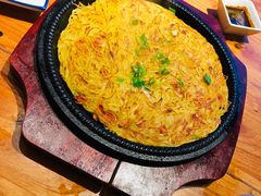 铁板香煎土豆丝-阿春传统老菜馆(民航路店)