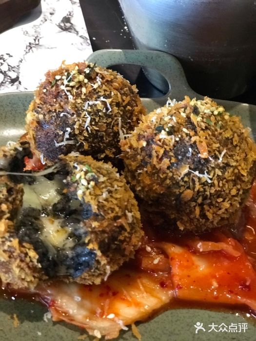 KCOOKING概念韩餐(世茂52+店)墨鱼芝士饭团图片