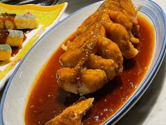 汁烧鲈鱼-那家小馆•北京菜•烤鸭(中关村店)