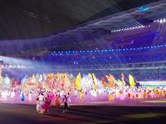 青奥开幕式表演-南京奥林匹克体育中心-体育馆