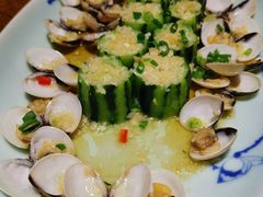 蒜蓉沙白蒸丝瓜-广东道至正餐厅(区庄店)