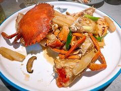 梭子蟹炒年糕-501號台州海鲜餐厅(海创园店)