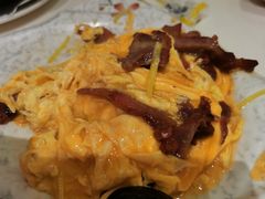 叉烧韭黄炒滑蛋-金利茶餐厅(中船汇店)