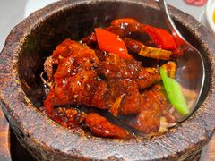 石锅黑椒煎炒牛仔骨-蟹榭·本帮江浙菜·蟹宴(五角场合生汇商场店)