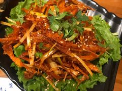 拌明太鱼丝-正宗集安高丽火盆(东昌街店)