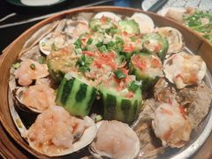 双蒜丝瓜蒸酿大美贝-粤·向群饭店(二沙岛店)