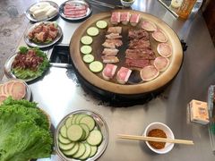 -老姐石板烧烤+铜炭火锅(总店)