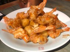 梨球果仁虾-小吊梨汤·北京菜·烤鸭(鸟巢店)