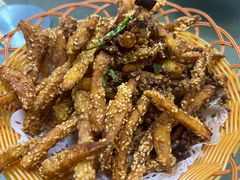 芝麻土豆丝-西大酒店