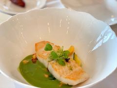 香扒龙趸配白芦笋-Jean Georges