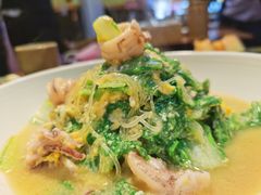 笔管鱼炒小白菜-必点海鲜·鲅鱼水饺(鞍山西道店)