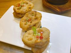 椒盐藕夹-枣子树·素食餐厅(普陀山店)