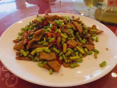 小炒黄牛肉-敦煌宾馆·伎乐天风味餐厅