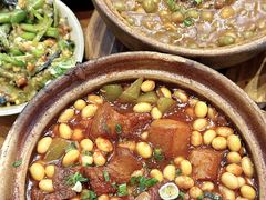 砂锅烂肉耙豌豆-罗妈砂锅(四川成都奎星楼店)
