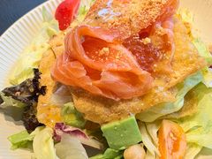 三文鱼色拉-上海苏宁宝丽嘉酒店·Cafe Bellagio西餐厅