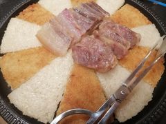 腊味煎锅巴-小厨娘淮扬菜(六合欢乐港店)