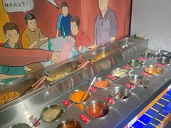 自助调料区-马路牙子地桌烤肉(工体店)