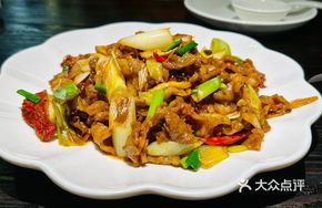 Scallion Beef with Dried Tomato