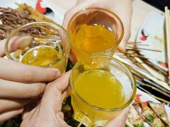 江小白蜜桃味-大院涮烤·东北经典老味烧烤·铜锅涮肉(江南东路店)