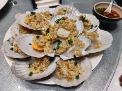 蒜蓉蒸大扇贝-富家湾大海铺