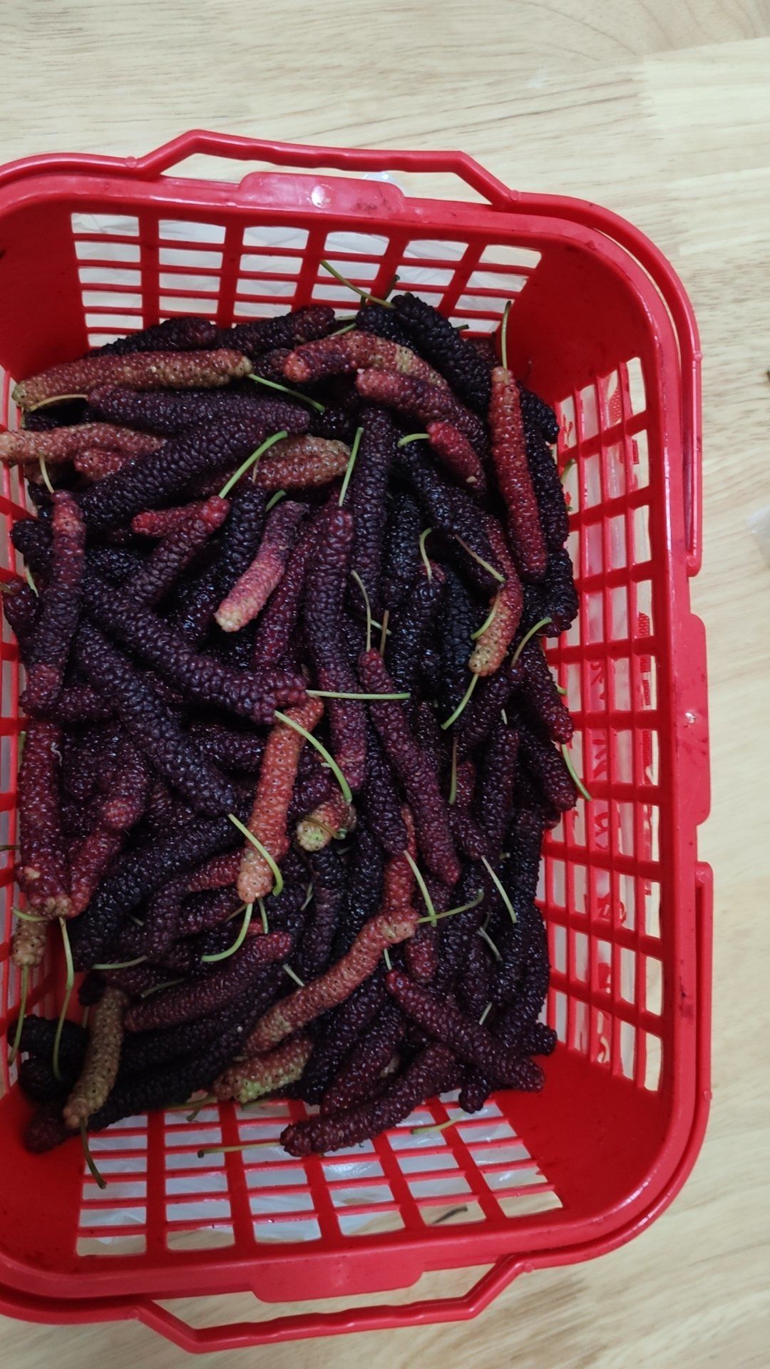 长条桑葚,甜甜!