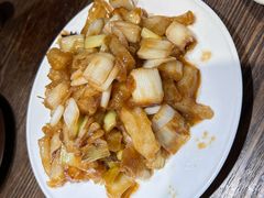 葱烧蹄筋-魁盛居百年鲁菜馆(县西巷店)