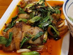 蒜苗回锅肉-易老妈蹄花.特色川菜(人民公园总店)