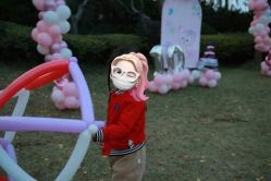 -小鲤鱼生日气球派对会场策划布置