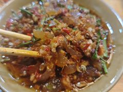 油呛牛皮-杨合林啊兰烤鱼