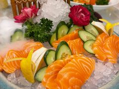 杜阮苦瓜三文鱼刺身-酌宴府The China Club·广州万富希尔顿酒店(云城东路店)