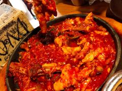 辣炒鸡爪-包装马车·韩国料理·포장마차