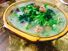 菠菜肉丸-乡村菜馆特色临沂炒鸡(振兴路店)
