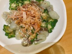 芥末章鱼拌秋葵-胜博殿日式炸猪排(悠唐店)