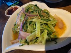 马拉盏炒通菜-大头虾越式风味餐厅(光明广场店)