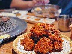 蒜香炸鸡-弘益铭家九炙社韩国烤肉料理(尚美店)