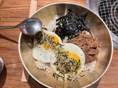 全州海苔牛肉拌饭-明洞阿姨·韩式酱蟹烤肉·创意料理(三元桥店)