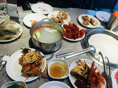 -锅儿欢海鲜火锅烤肉自助餐(东港凯虹店)