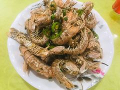 椒盐濑尿虾-顺品美食店•现捞海鲜(海陵岛店)