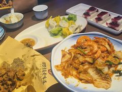 大虾烧白菜-1937青岛老味道·海肠捞饭·青岛菜(大鲍岛栈桥店)