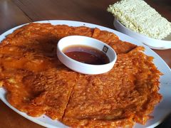 泡菜饼-喇喇排骨火锅·传统韩式脊骨汤(望京西园总店)