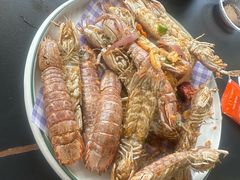 椒盐皮皮虾-坛南湾阿强农家乐.海鲜大排档老字号(福州地标美食店)
