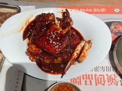 -草家酱蟹炭火烤肉店(珲春南路一店)